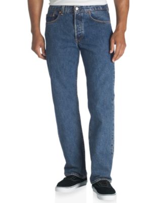 Levi'S Men'S 501® Original Fit Button Fly Non-Stretch Jeans & Reviews -  Jeans - Men - Macy'S