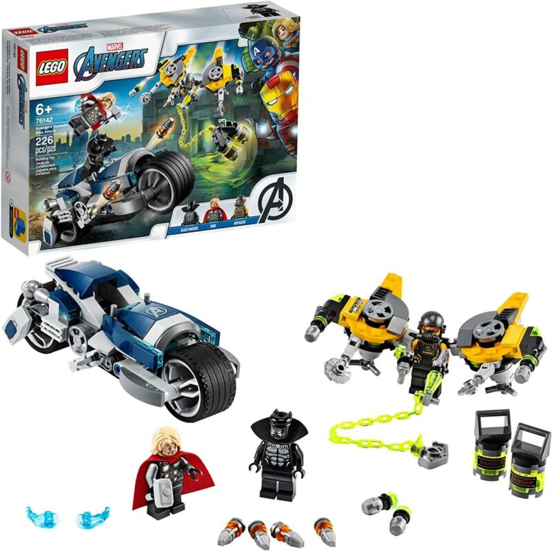 Genuine】Lego Marvel Avengers Speeder Bike Attack 76142 Black Panther And  Thor Có Thể Chế Tạo Đồ Chơi Siêu Anh Hùng, Quà Tặng Tuyệt Vời Cho Trẻ Em,  Mới 2020 (226 Cái) Đảm