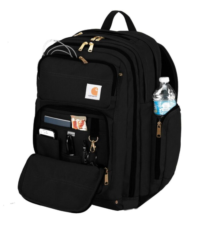 Amazon.Com: Carhartt Legacy Deluxe Work Backpack With 17-Inch Laptop  Compartment, Black : Electronics