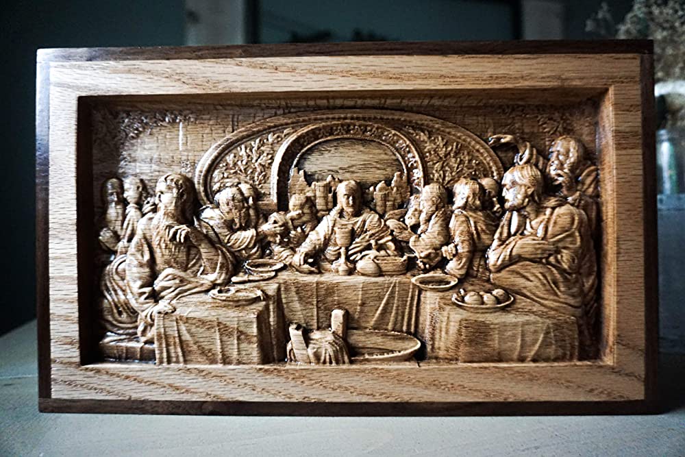 Amazon.Com: Last Supper Wall Art | Easter Wood Carving | Wood Carving |  Religious Wall Art | Gift | Religion Art | Last Supper Carved Wood | Wall  Carving : Handmade Products