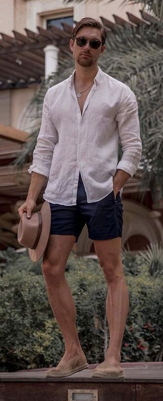 7 Ways To Style The Linen Shirt Outfit This Summer | Linen Shirt Men  Casual, Linen Shirt Men, Linen Shirt Outfit