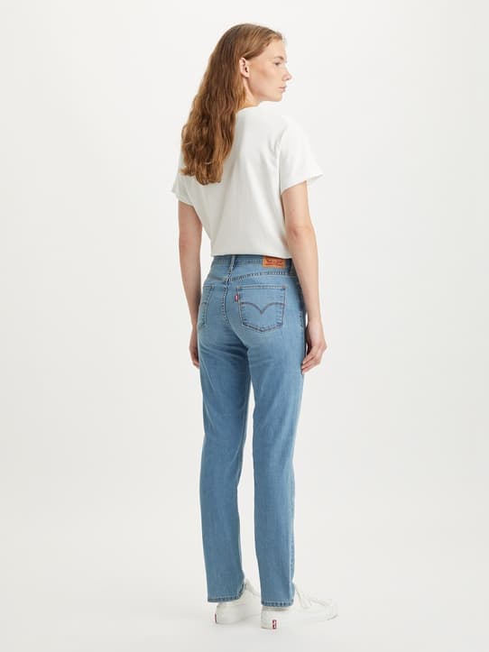 Slim Fit Straight & High Rise Jeans For Women | Levi'S® Ph