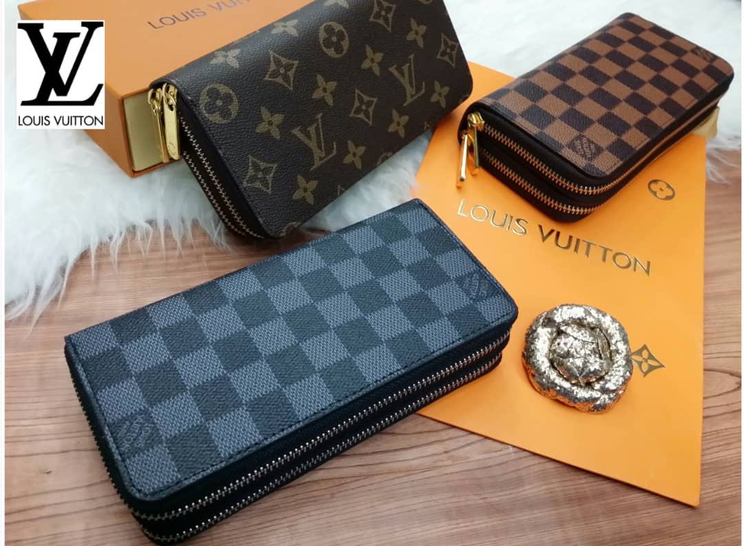 Lv Double Zip Purse, Women'S Fashion, Bags & Wallets, Purses & Pouches On  Carousell