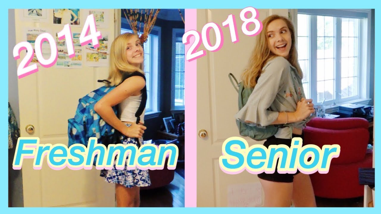 Getting Ready: First Day Of Freshman Year Vs Last Day Of Senior Year! -  Youtube