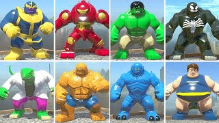 Lego Marvel Super Heroes - All Big Fig Characters - Youtube