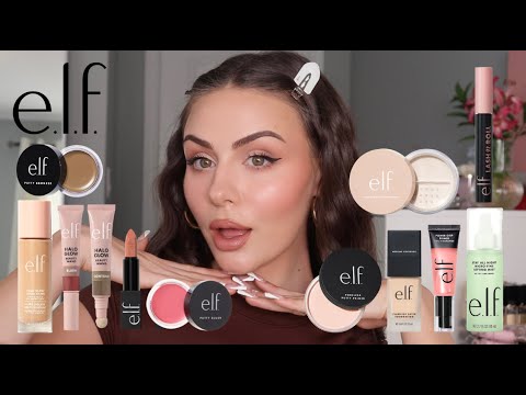 FULL FACE OF ELF COSMETICS | makeup and skincare