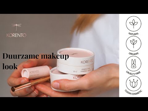 Duurzame makeup: Tutorial met Korento natuurlijke make up producten